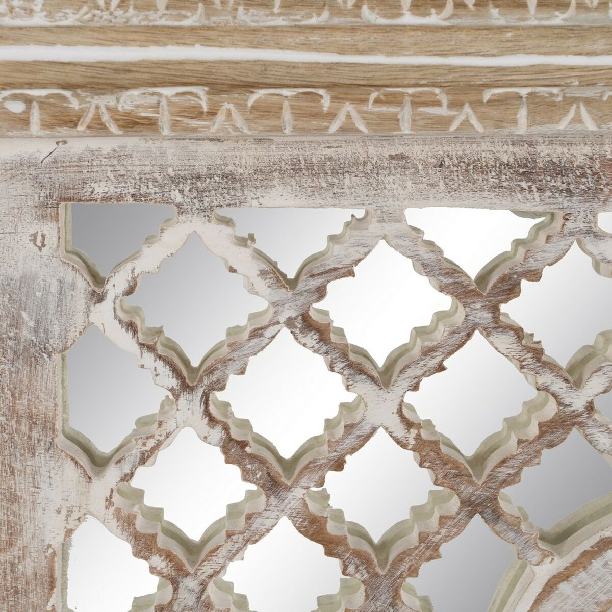 Dressing Mirror White Natural Vertical 76 x 7 x 176,5 cm